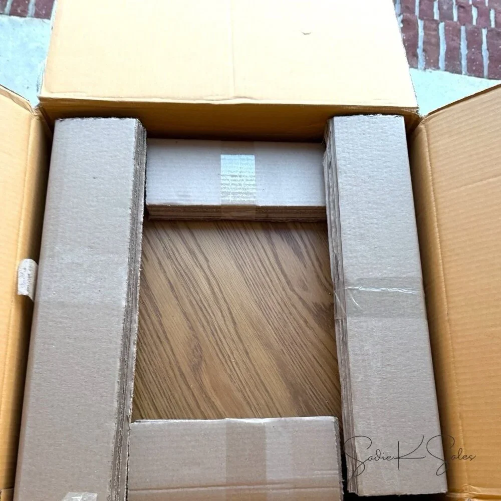 Scalloped Accent Table Light Oak -‎ Threshold Studio McGee - Target 2025 NIB